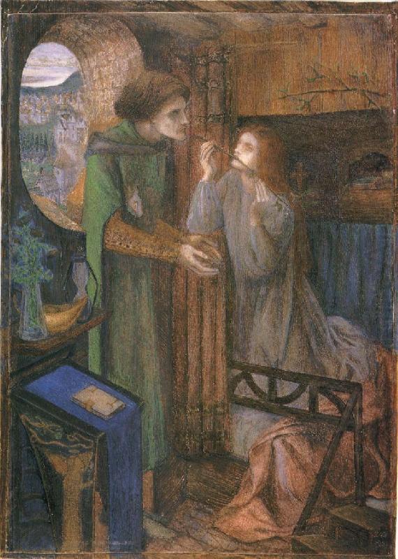 Clerk Saunders, Elizabeth Siddal